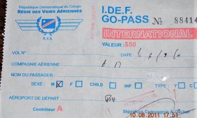 DRC: Government incorporates IDEF into the cost of airfare