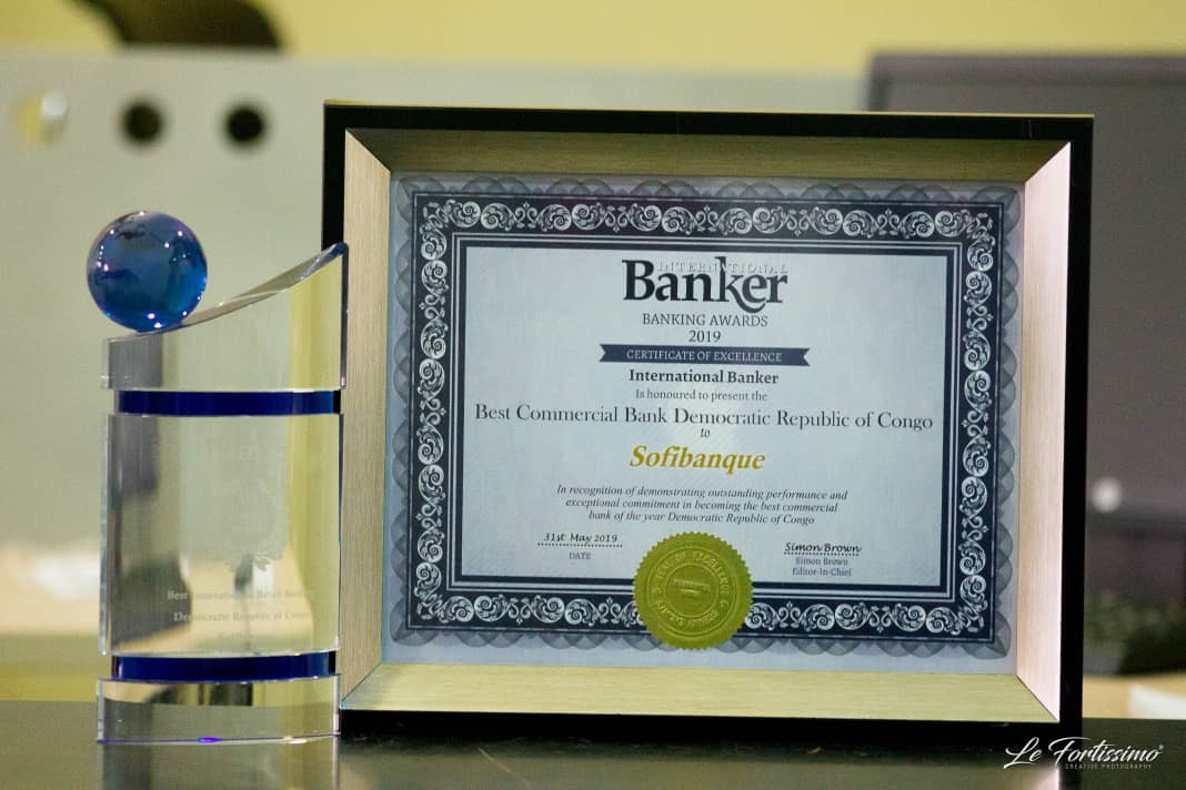 DRC: International Banker Awards SOFIBANQUE Two 2019 Best Bank Awards