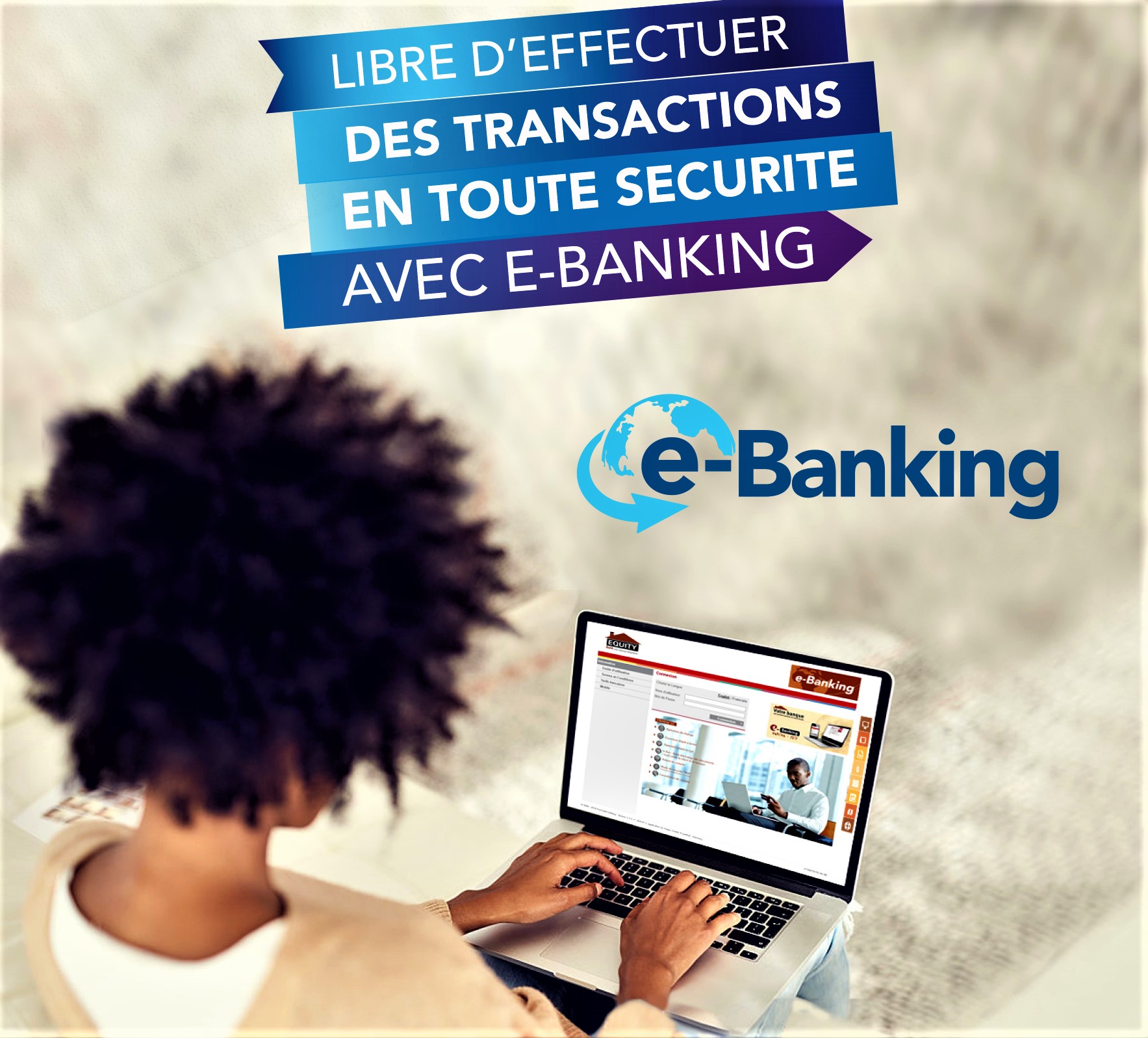 DRC: e-Banking, easy and secure online banking with Equity Bank