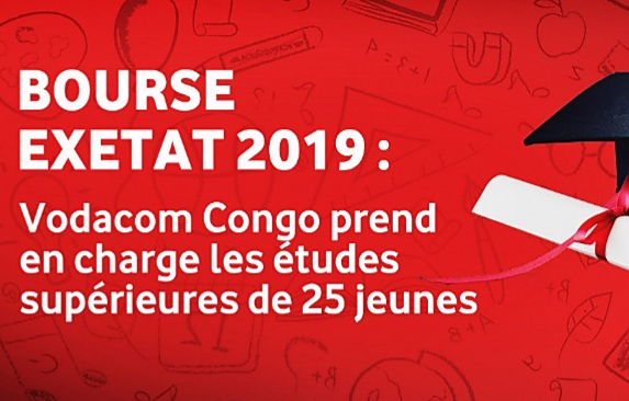 DRC: more than 241 candidates compete at Vodacom EXETAT 2019 Grant
