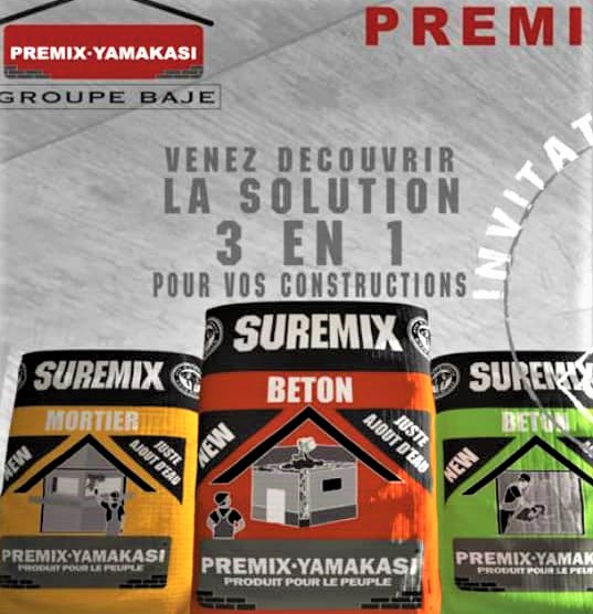DRC: Premix Yamakasi, an innovative product of construction launched by BAJE Group